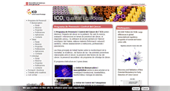 Desktop Screenshot of bioinfo.iconcologia.net